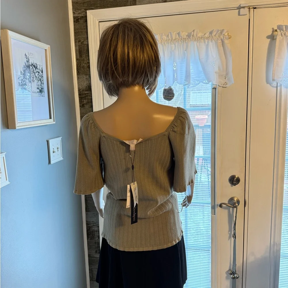 Catherine Malandrino Short Sleeve‎ Sweater SZ MED NWT